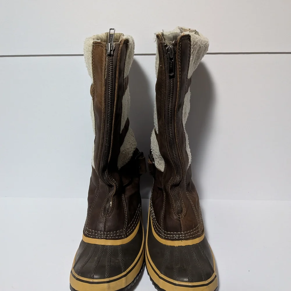 Sorel Duck Boots Womens Size 8 Helen Of Tundra II Winter Shearling NL1586-250 - Picture 3 of 6